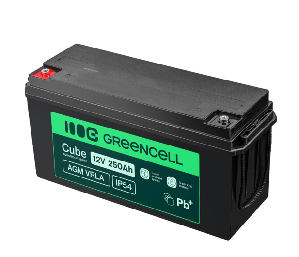Green Cell Cube AGM VRLA IP54 12V 250Ah - 1364792 - zdjęcie 3